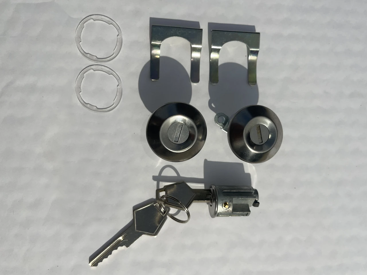 New Door & Ignition Lock Set With Pentastar Keys – Fits Mopar Dodge Plymouth 1961-1965, OEM 2161192