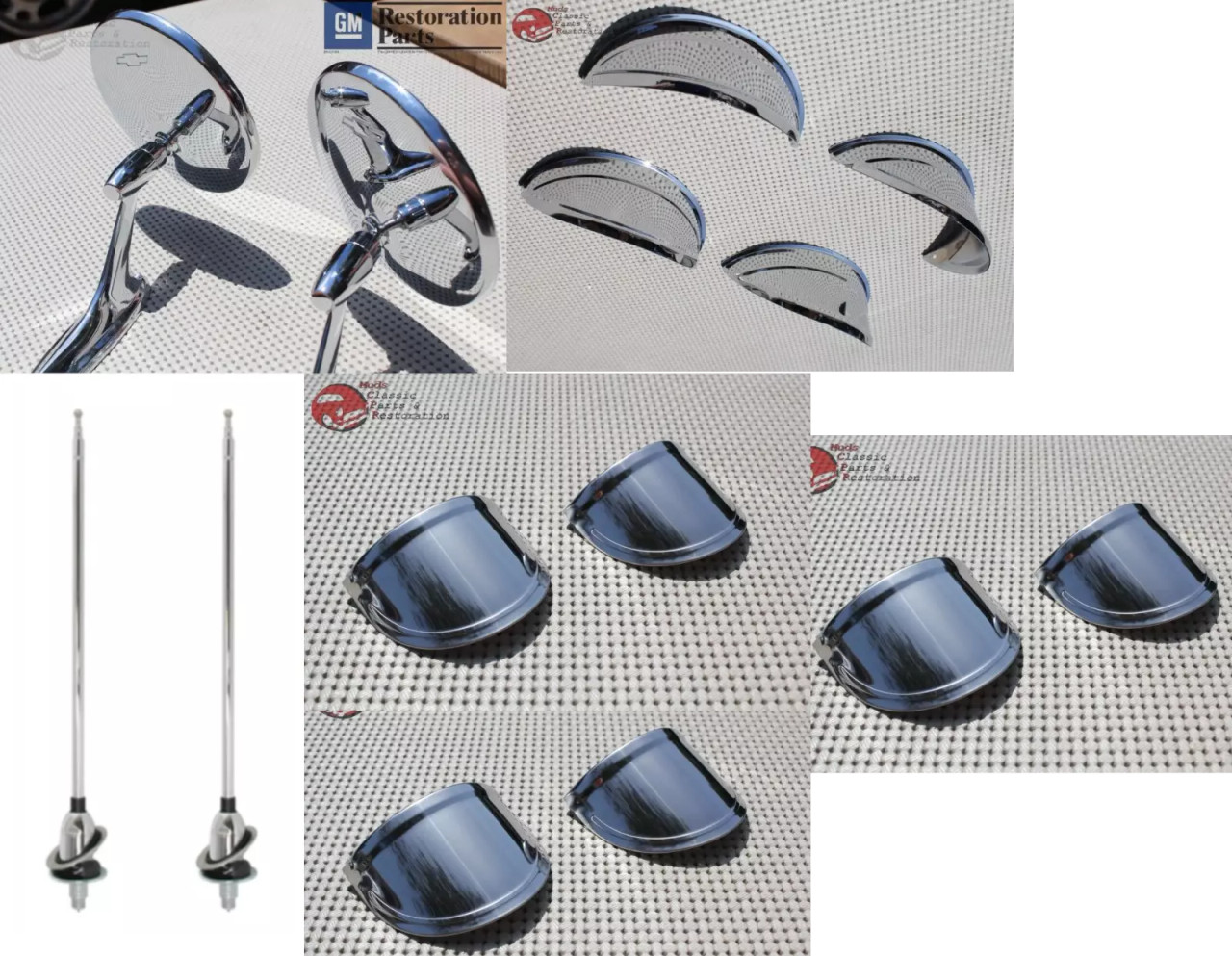 63 64 1963 1964 Chevrolet Belair Biscayne Impala Door Mirrors and