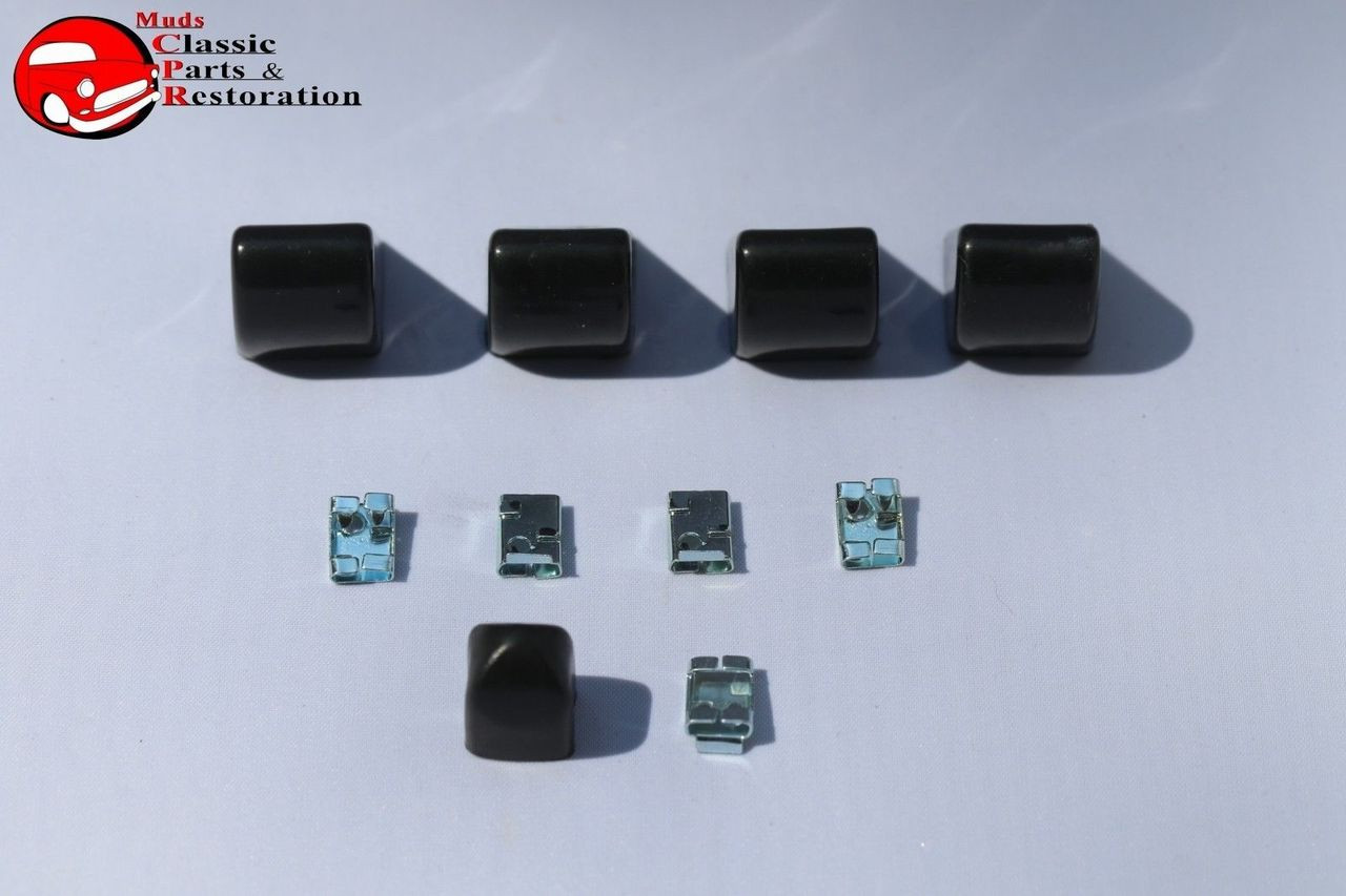 1957 Chevy Passenger Car Heater Control Knob Set With Retaining Clips