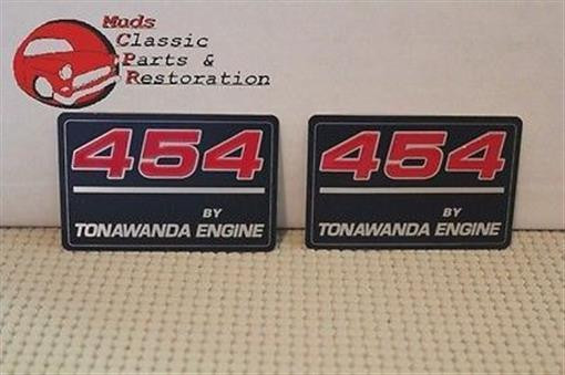 454 By Tonawanda Valve Cover Decals New Chevy Gm Truck Camaro Impala