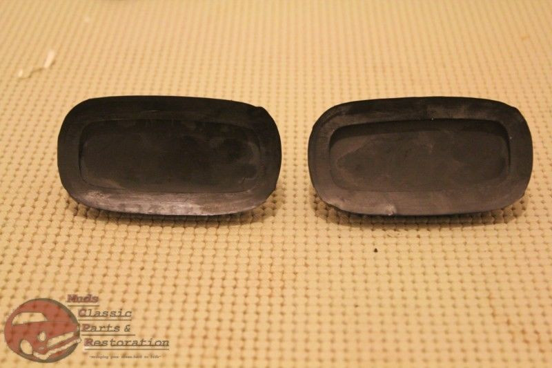 United Pacific Brake/Clutch Pedal Bumper Set 1955-1957 Bel Air 150 210