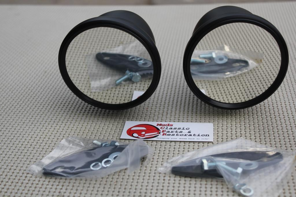 Carbon Flat Black Side Outside Shelby Gt Talbot 4" Bullet Sports