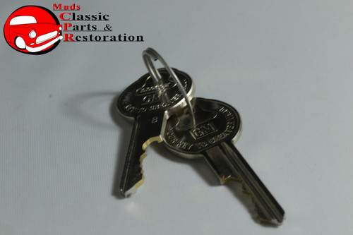 Chevelle Gto Special Skylark Glovebox Trunk Door Locks Pear Head Original Keys