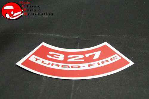 Chevy 327 Turbo Fire Air Cleaner Decal