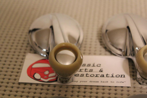 Chevy Buick Oldsmobile Pontiac Vent Window Handles Cranks Ivory Knobs