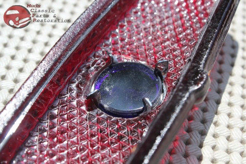 Chevy Fleetline Styleline Deluxe Blue Dot Jewel Rear Tail Light Lamp Lens New