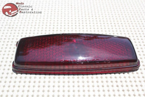 Chevy Fleetline Styline Fleetmaster Deluxe Tail Light Lamp Glass Lens Script New