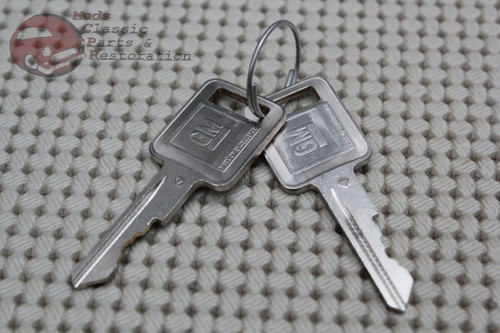 Chevy Gm Locks Camaro Nova Truck Chevelle Corvette Door Ignition Square Keys