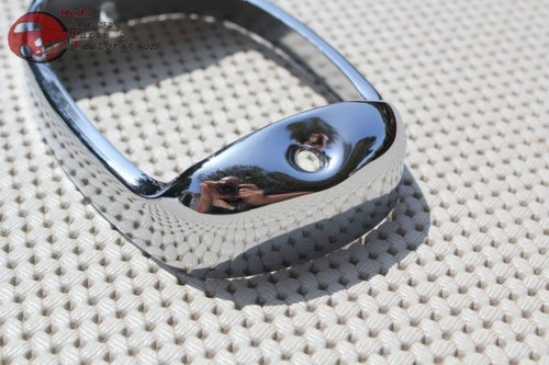 Chevy Truck Car Sedan Delivery Wagon Rear Tail Light Housing Assembly Chrome Rim