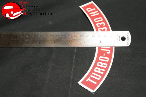 Chevy Turbo Jet 330 Hp Air Cleaner Decal