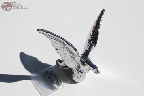 Chrome American Eagle Novelty Hood Ornament Custom Truck Chevy Hot Rat Rod New
