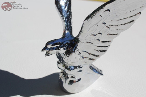 Chrome American Eagle Novelty Hood Ornament Custom Truck Chevy Hot Rat Rod New