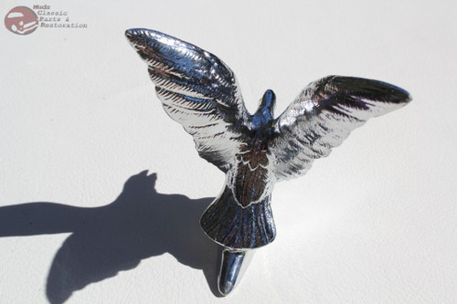 Chrome American Eagle Novelty Hood Ornament Custom Truck Chevy Hot Rat Rod New