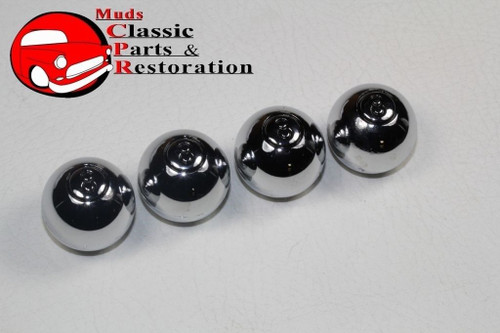 Chrome 8 Eight Ball Tire Air Valve Stem Caps Cover Hot Rat Rod Custom Truck