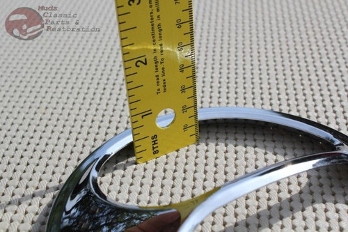 Chopper Bobber Harley 5" Cat Eye Headlight Bulb Trim Ring Cover Custom Motorcyle