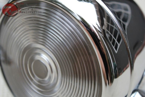 Chrome Dummy Outside Mounted Spot Lights Custom Pickup Vintage Classic Car Pair