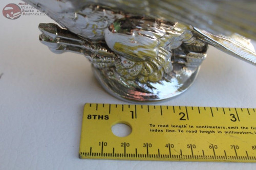 Chrome Flying Eagle Hood Ornament Custom Truck Hot Rat Street Rod Chevy Pickup
