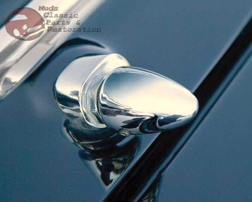 Chrome Wiper Arm Motor Cover Cap Bezel Bullets Custom Car Pickup Truck Hotrod