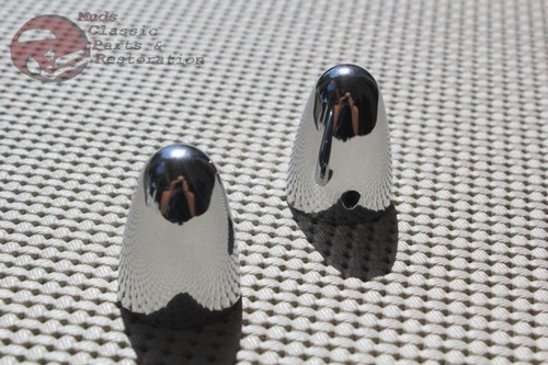 Chrome Wiper Arm Motor Cover Cap Bezel Bullets Custom Car Pickup Truck Hotrod