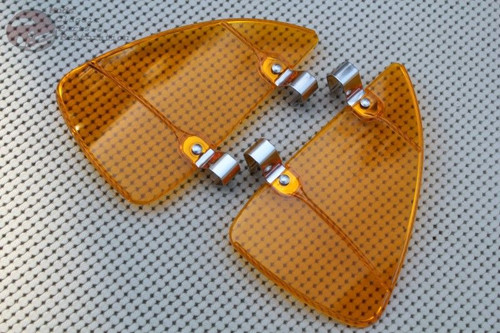 Classic Antique Car Pickup Truck Vent Window Wind Wing Breezies Air Deflectors