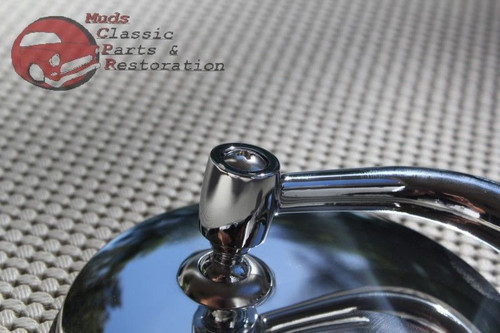 Curved Arm Rearview Outside Side Door Rearview Peep Mirror Classic Antique Car