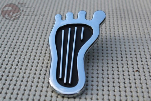 Custom Barefoot Gas Pedal Cover Dimmer Switch Cover Vintage Moon Sixties Style