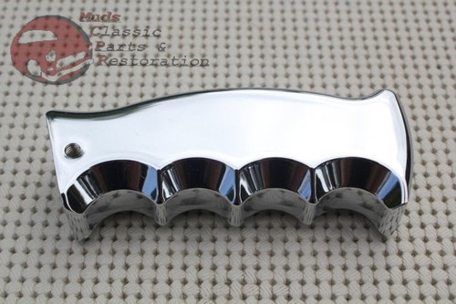 Custom Chrome Pistol Gun Magnum Gear Shift Grip Handle Gasser Muscle Drag Car