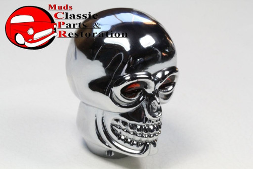 Custom Chrome Skull Gearshift 4 Speed Manual Stick Custom Truck Hot Rat Rod New