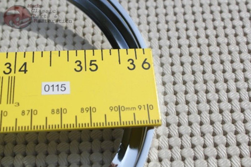 Custom Headlight 5 3/4" Cat Eyes Dual Lamp Bulb Trim Covers Set Of 4 Impala Etc