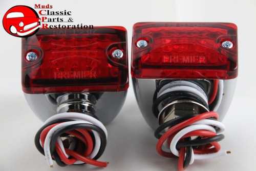 Custom Mini Led Lights Red Stop Tail Turn Signal Clearance Marker Truck Hot Rod