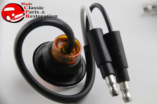 Custom Mini Amber Led Accent Clearance Marker Lights Truck Hot Rat Street Rod Custom Mini Amber Led Accent Clearance Marker Lights Truck Hot Rat Street Rod