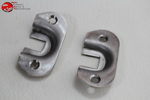 Early Ford Car Truck Model A Stainless Steel Radiator Support Rod Brackets Pair