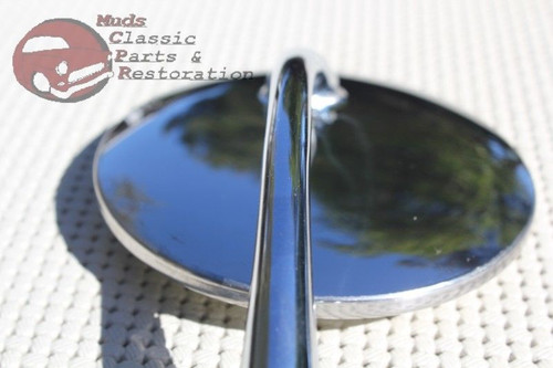 Ford Chevy Chrysler Dodge Plymouth 4" Curved Long Arm Peep Mirror Hot Rat Rod