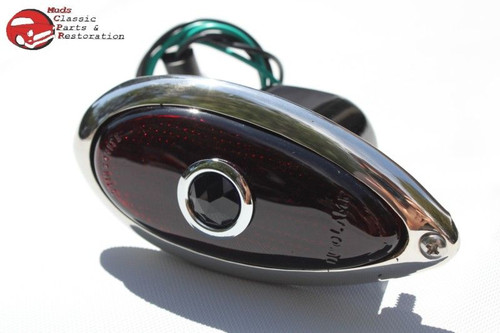 Ford Hot Rat Street Rod Custom Car Truck Blue Dot Tail Lamp Light Assemblies New