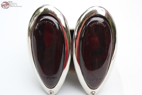 Ford Hot Rat Street Rod Custom Car Truck Red Tail Lamp Light Assemblies Set New