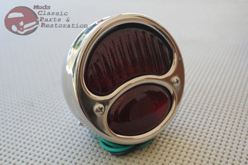 Ford Model A Hotrod Motorcyle Chopper Duolamp License Plate Tail Light Lamp New