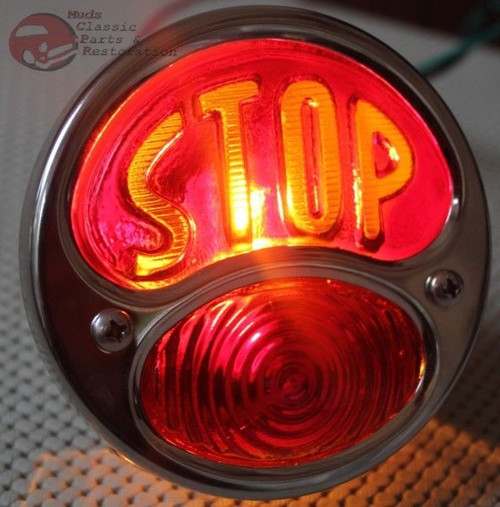 Ford Model A Hot Rat Street Rod Custom Car Pickup Truck Stop Lens Tail Lights