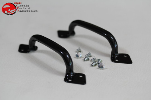 Ford Model A Pickup Truck Black Side Hood Handle Set Hot Rat Street Rod Pair New