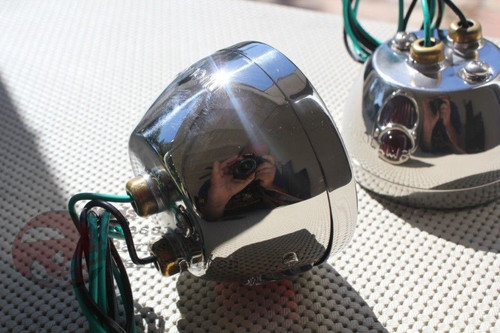 Ford Model A Stainless Steel Taillights Lamps Pair Brake Light Hot Rat Rod Truck