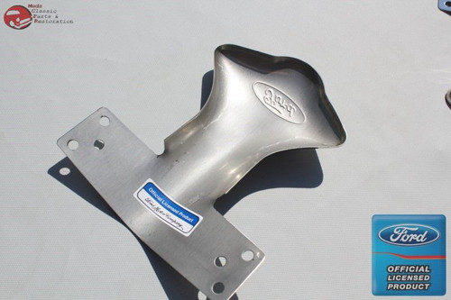Ford Oval Logo Custom Exhaust Tail Pipe Deflector Tips Shields Hot Rat Rod Truck