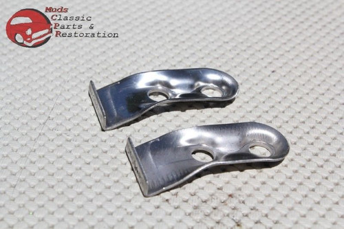 Fulton Exterior Windshield Sunshield Visor Center Bracket Assemblies Pinch Clips