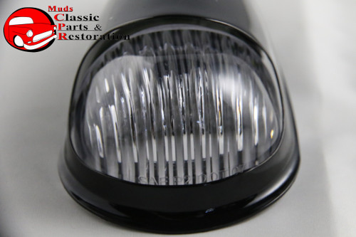 Guide Style Headlight Black Led Turn Signal Marker Light Housing Clear 1157 New