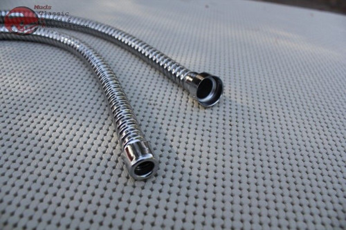 Hot Rat Rod Custom Car Truck All Purpose Stainless Steel Wire Conduit Headlights