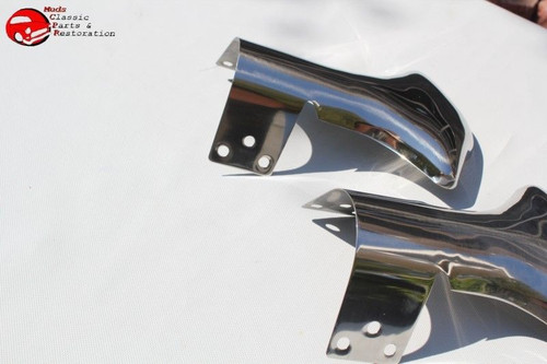 Hot Rat Rod Custom Truck Rear Tail Pipe Exhaust Deflectors Tips Vintage Style