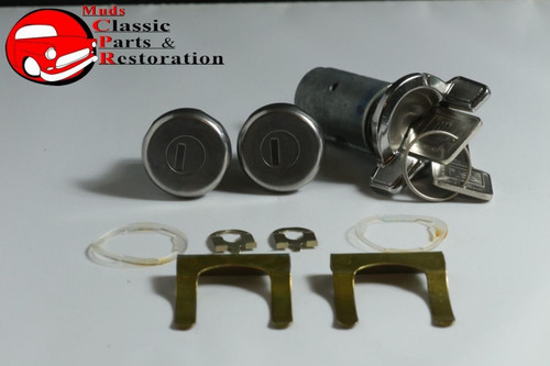 Ignition Switch Door Locks Key Set Chevelle El Camino Monte Carlo Gto Cadillac