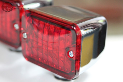 Medium Led Rectangle Rod Lights Stop Turn Signal Tail Lamp Hot Rat Rod Truck Rv Medium Led Rectangle Rod Lights Stop Turn Signal Tail Lamp Hot Rat Rod Truck Rv