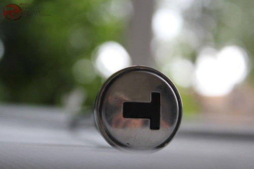 Manual Throttle Cable Stainless Knob Chevy Truck Custom Car Hot Rat Rod Dash New