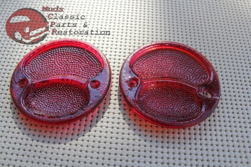 Model A Hot Rod Motorcycle Bobber Harley Custom Brake Tail Light Lamp Lenses