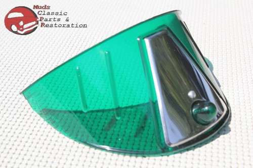 Motorcycle Headlight Grn Visor Shield 7" Indian Hog Chopper Harley Yamaha Honda