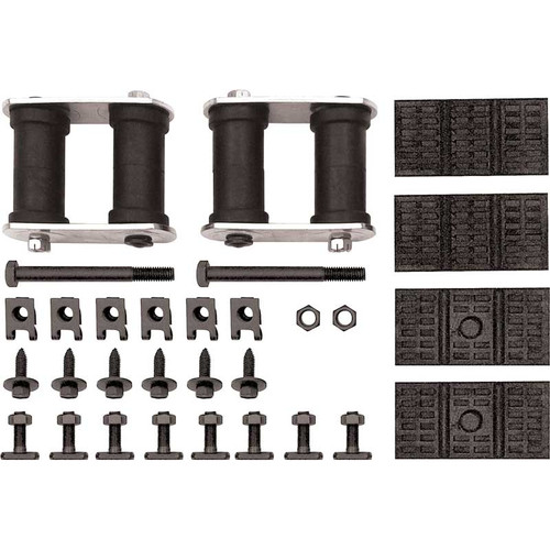 Mono Leaf Spring Installation Set 67-70 Camaro Firebird; 68-79 Nova Gm X Body